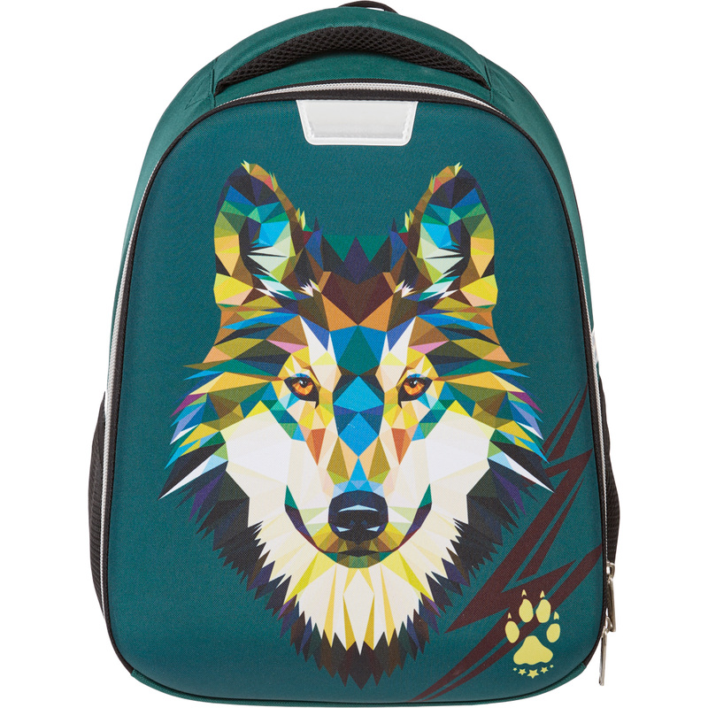 Изображение товара Ранец Комус Класс Light Волк зеленый с одним отделением
