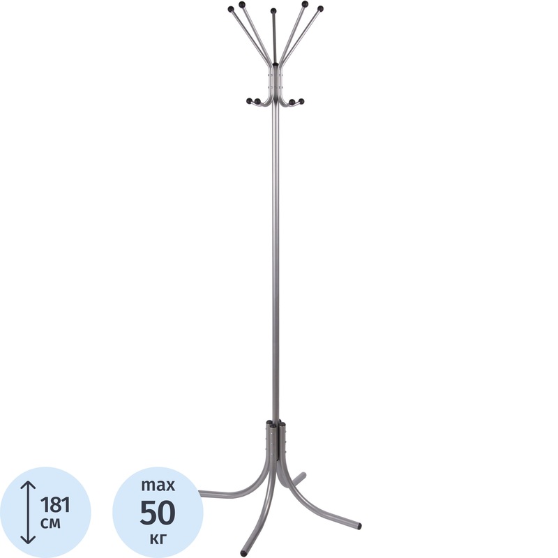 Изображение товара Вешалка напольная (стойка) Attache КР-10Л на 5 персон (металлик)