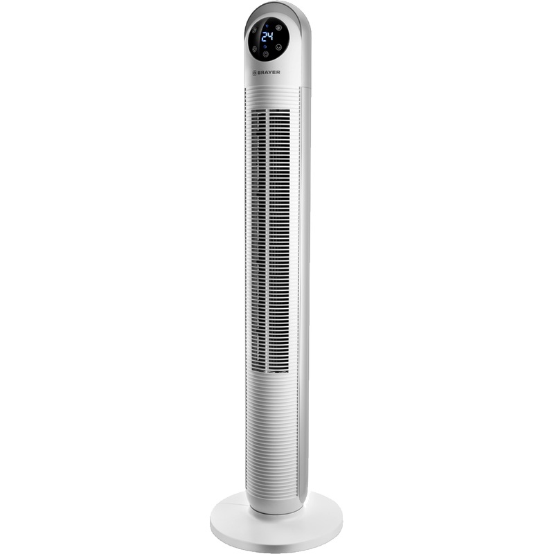 Изображение товара Вентилятор напольный колонный Brayer BR4956 белый