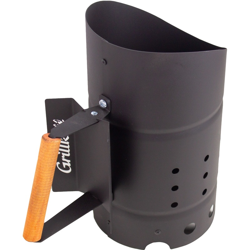 Изображение товара Стартер для угля и брикетов Grillkoff дерево/сталь 33x33x18 см