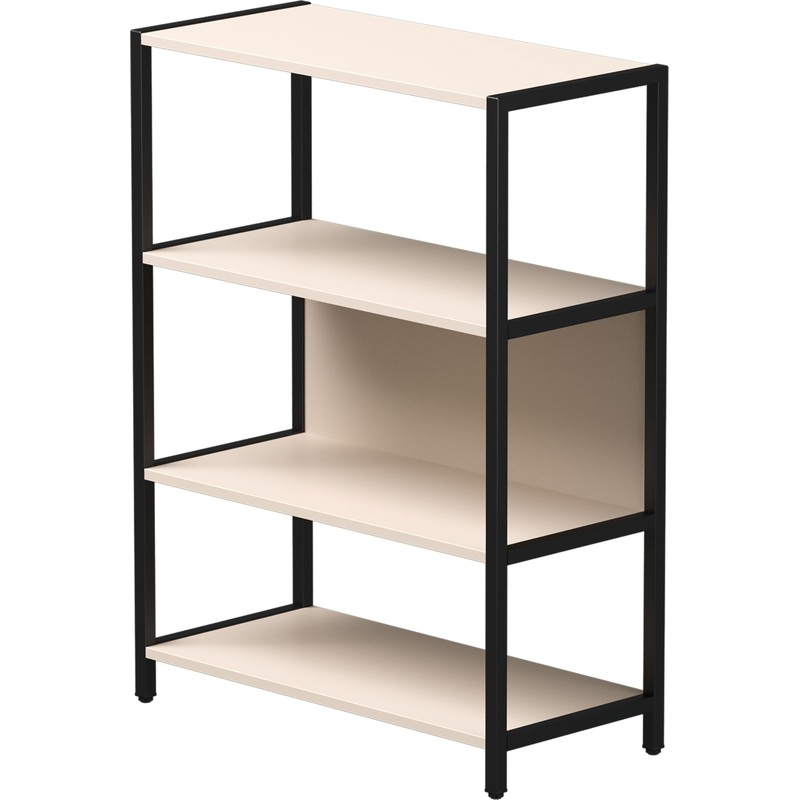 Изображение товара Стеллаж для документов EVO 254H010GU9005 кашемир/чёрный 830х385х1120 мм