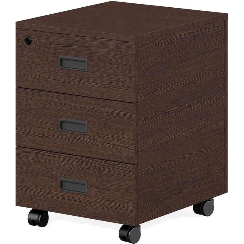 Изображение товара Тумба офисная подкатная с центральным замком винге 3 ящика 430х500х594 мм