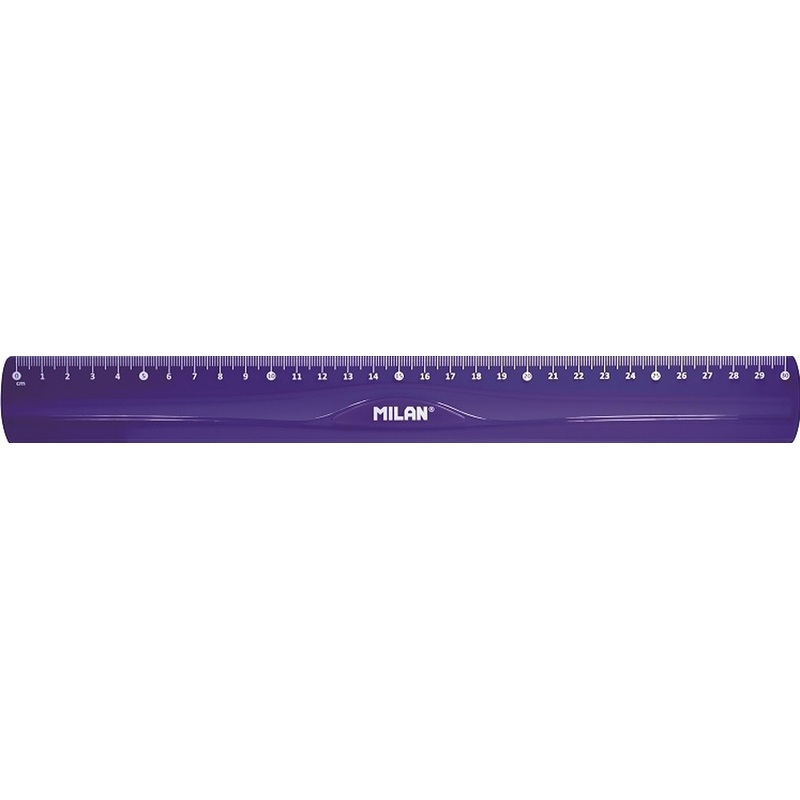 Изображение товара Линейка Milan 30 см пластиковая фиолетвая