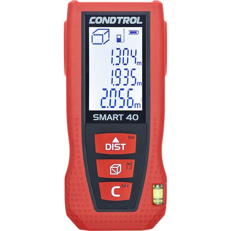 Изображение товара Лазерный дальномер CONDTROL Smart 40 1-4-097 с функциями площади и объема, ударопрочный корпус