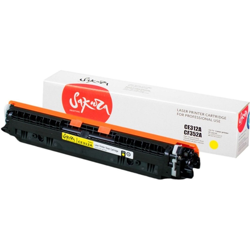 Изображение товара Картридж лазерный Sakura 126A/130A для HP желтый совместимый 1000 страниц