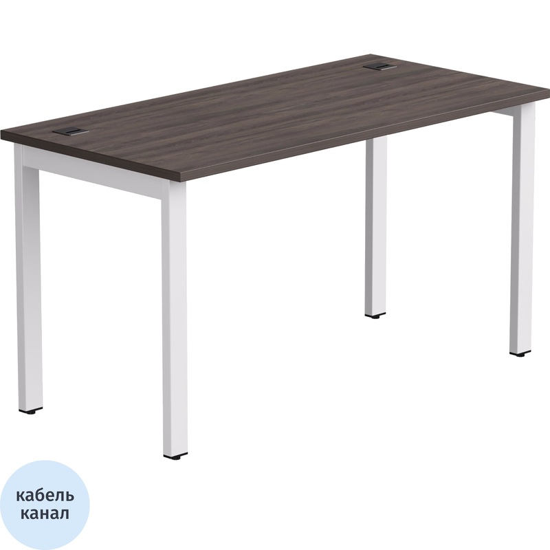 Изображение товара Стол прямой EVO 254S007DK9003 дуб пасадена 1380х670х755 мм современный офисный шкаф