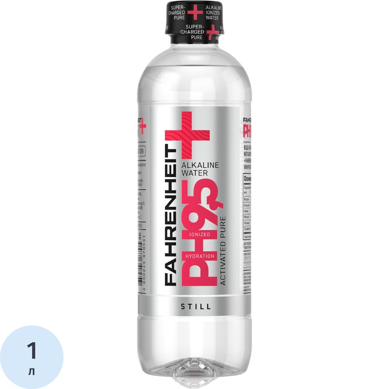 Изображение товара Вода питьевая Fahrenheit негазированная 1 литр - натуральная вода для здоровья