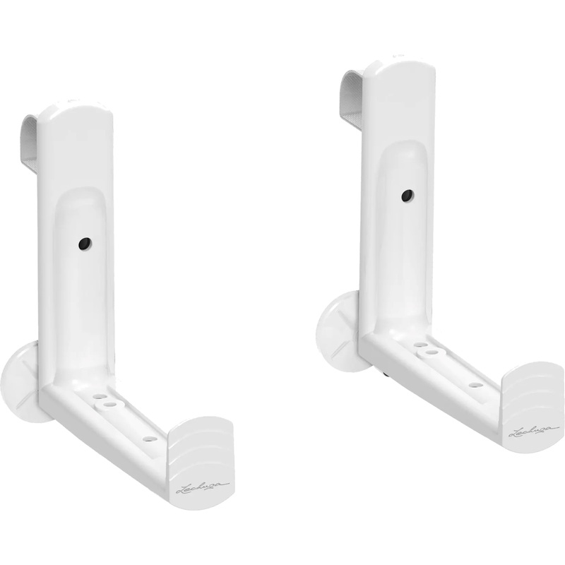 Изображение товара Крепления для кашпо Lechuza Балконера пластиковые белые 19x4.5x18 см (2 шт) для балкона и террасы