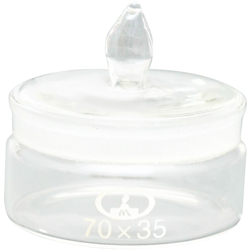 Изображение товара Набор из 12 лабораторных стеклянных стаканов для взвешивания 70 мл