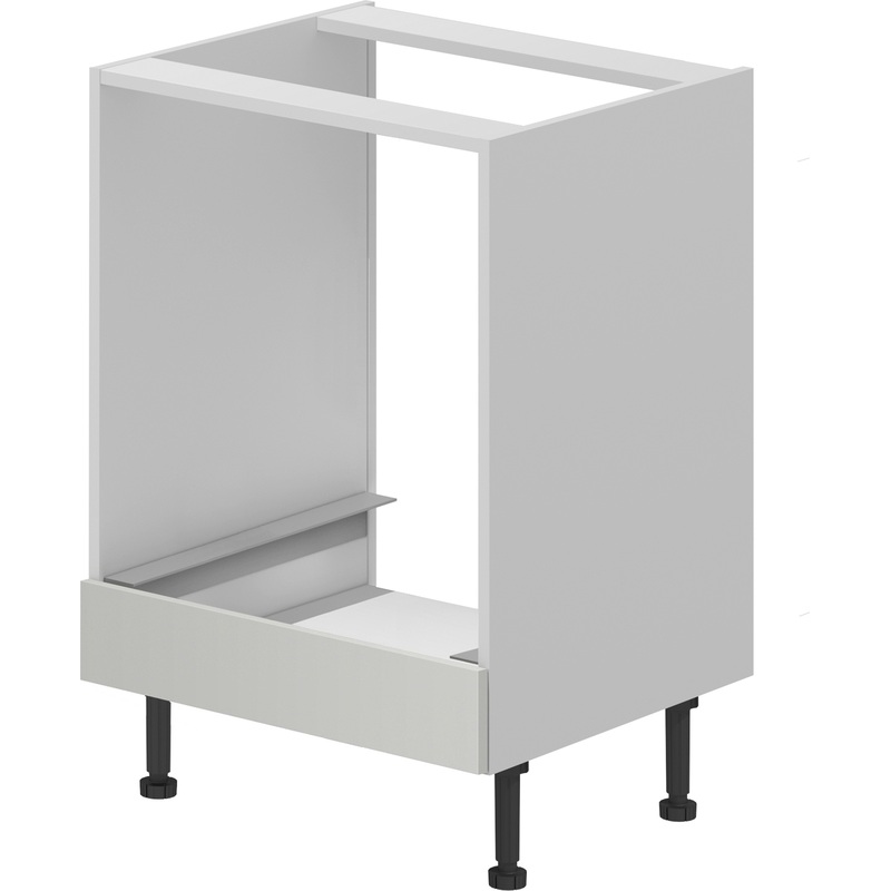 Изображение товара Кухонный шкаф база под духовку VOK BT_72_60 белый альпийский белый шагрень 600х530х870 мм