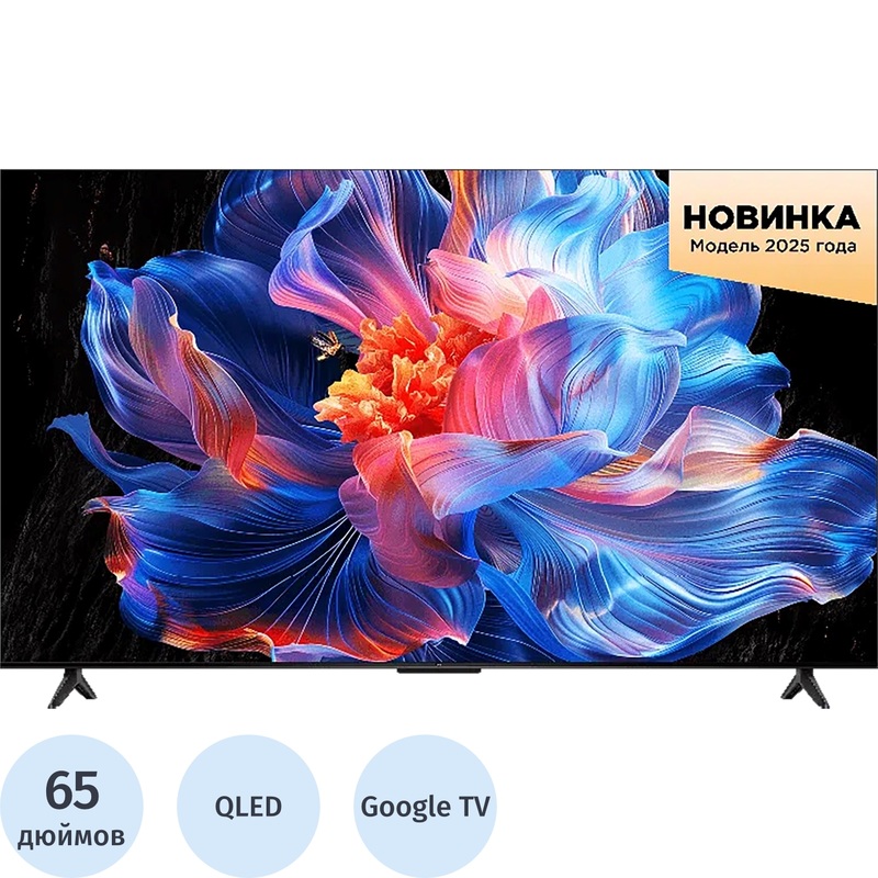Изображение товара ТЕЛЕВИЗОР TCL 65P6K 65 4K Ultra HD QLED Smart TV с HDR и Wi-Fi