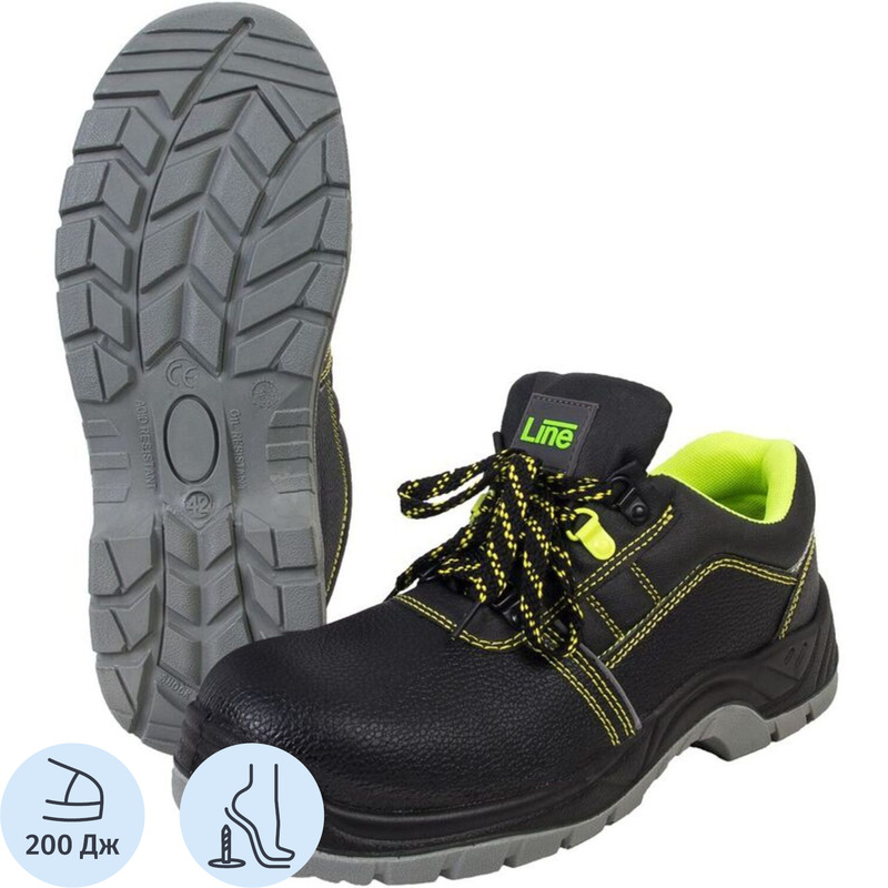 Изображение товара Полуботинки рабочие летние Лайн ПУ-ТПУ из микрофибры защитные для промышленности 38