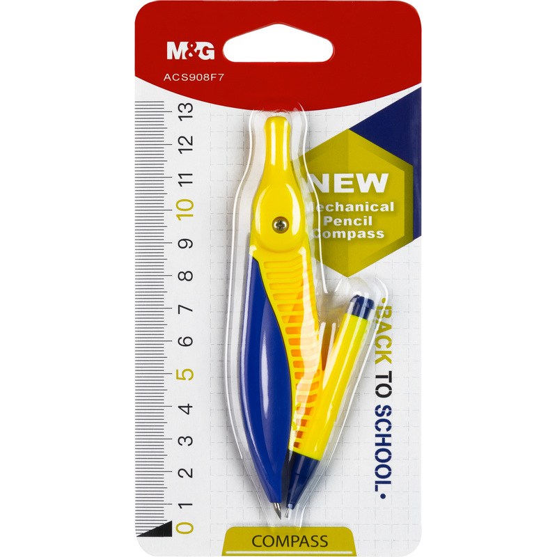 Изображение товара Циркуль M&G Mechanical pencil compass 908F7 для чертежей