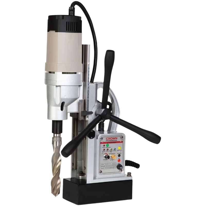 Изображение товара Магнитный сверлильный станок Crown CT32042 BMC 1700 Вт с функцией нарезки резьбы