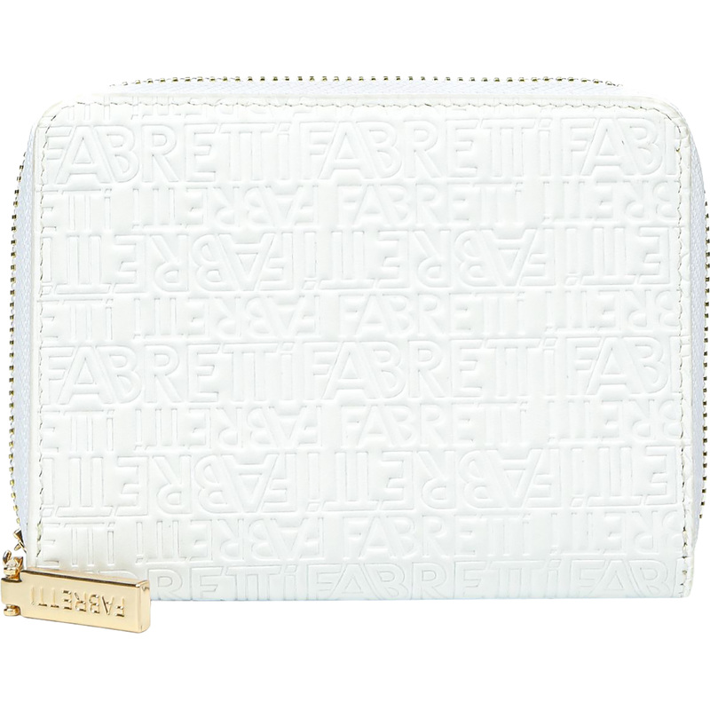 Изображение товара Кошелек женский Fabretti из натуральной кожи белого цвета (Q07PrN-11)