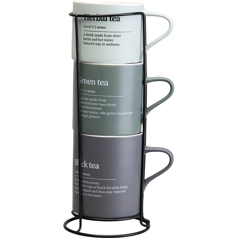 Изображение товара Набор кружек с подставкой Lefard 250, 320, 400 мл 4 предмета