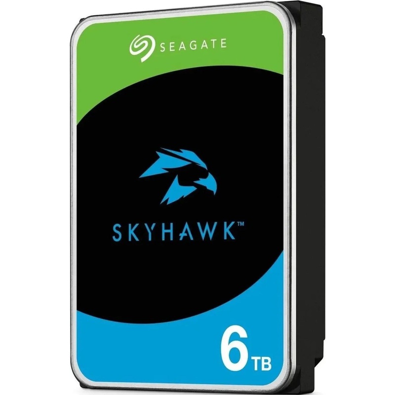 Изображение товара Жесткий диск Seagate SkyHawk 6 ТБ для видеонаблюдения SATA 3.5 дюйма