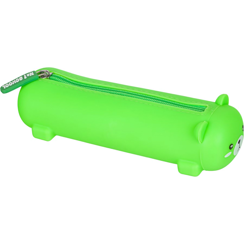 Изображение товара Пенал-тубус односекционный Комус Класс (№1 School) Мишка зеленый