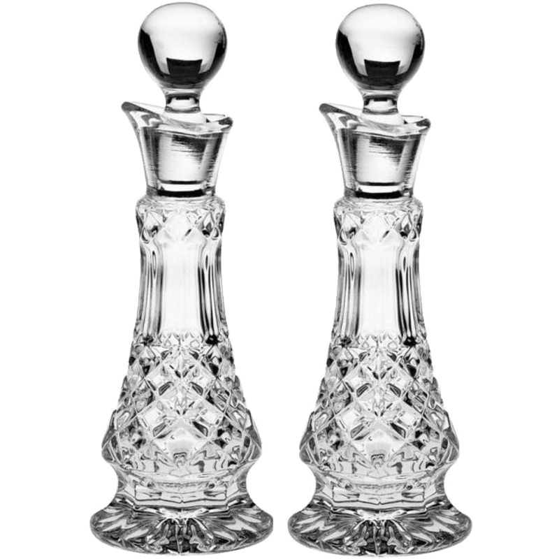 Изображение товара Графин для масла и уксуса Crystal Bohemia Diamond 100 мл (2 штуки в наборе)