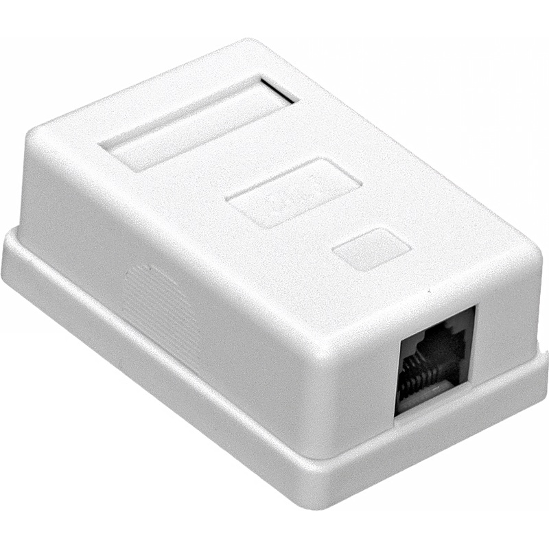 Изображение товара Розетка ExeGate SM1-RJ45-C6 RJ-45 категории 6 белая