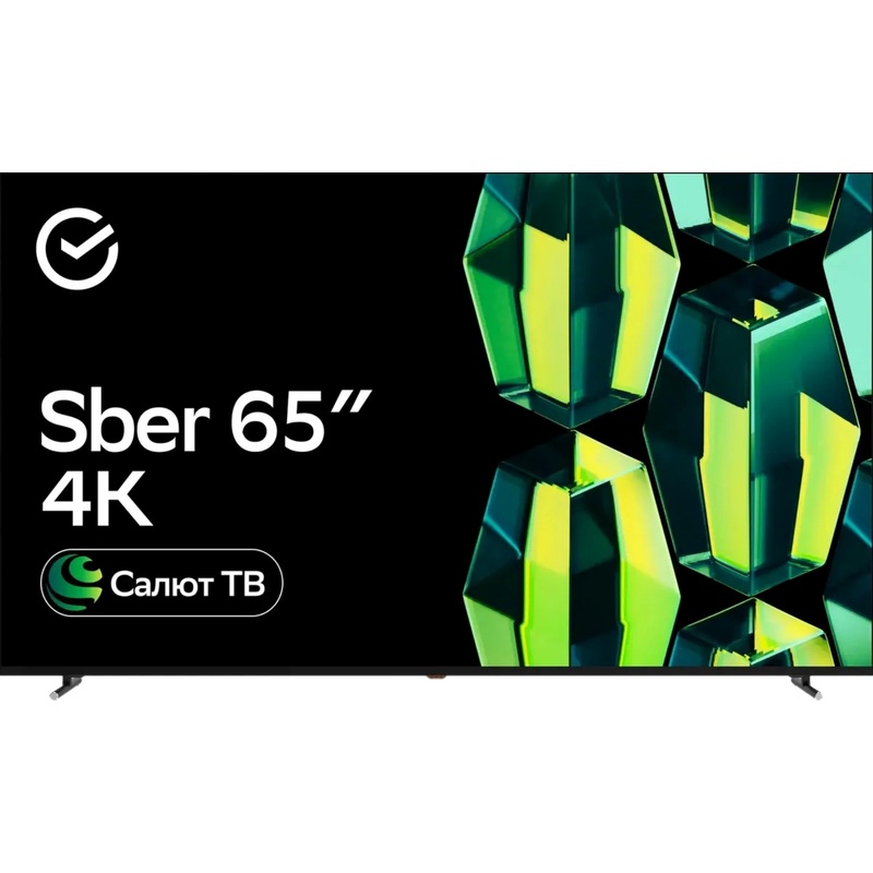 Изображение товара Телевизор 65 Ultra HD 4K Sber SDX-65U4121 с Smart TV Wi-Fi Bluetooth