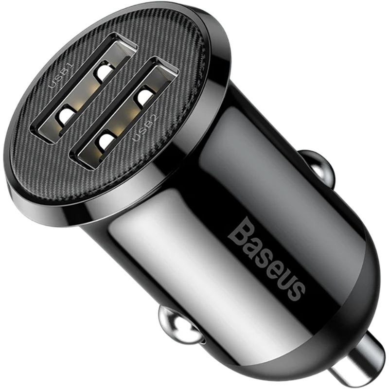 Изображение товара Зарядное устройство Baseus Grain Pro CCALLP-01 - два USB, 24 Вт, черное