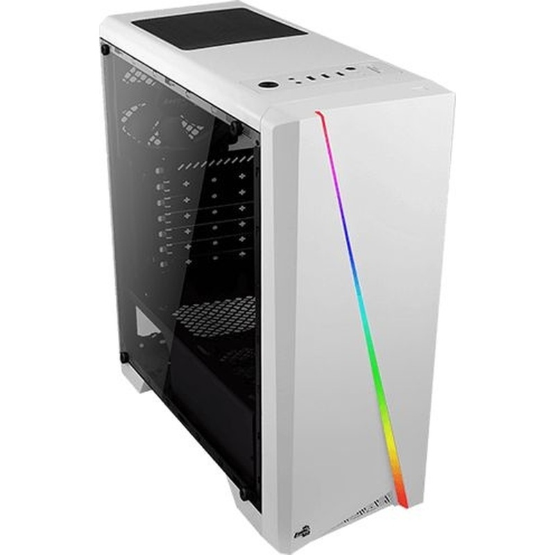 Изображение товара Корпус Aerocool Cylon WH стильный Midi-Tower с RGB подсветкой для геймеров