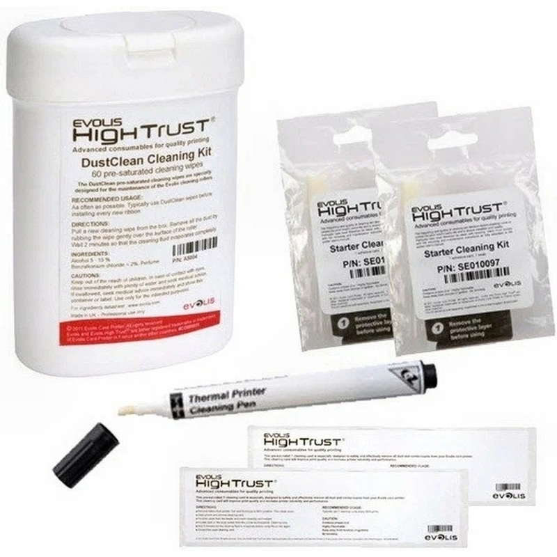Изображение товара Комплект чистящий Evolis Advanced cleaning kit (ACL002)
