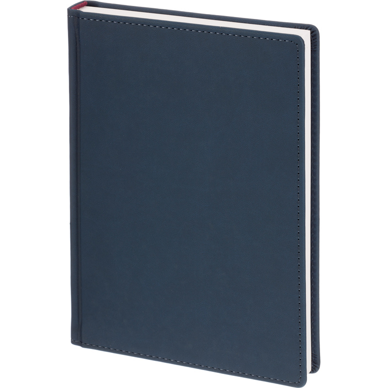 Изображение товара Ежедневник недатированный Attache Velvet искусственная кожа Soft Touch A5+ 136 листов тёмно-синий