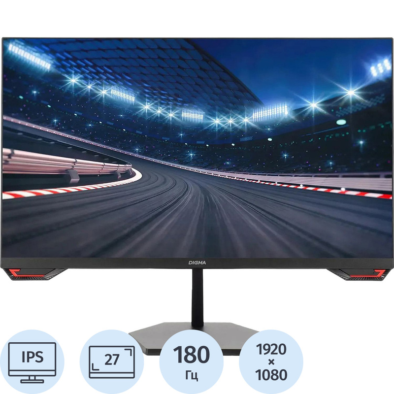 Изображение товара Профессиональный 27 IPS геймерский монитор Digma Overdrive 27P511F Full HD