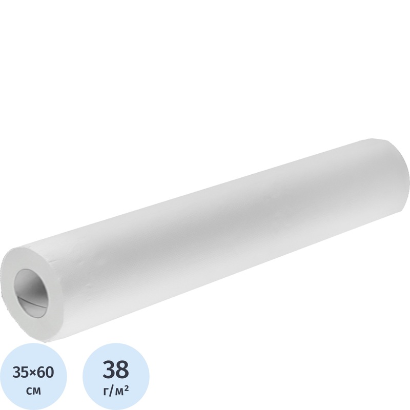 Изображение товара Простыня одноразовая Merida нестерильная с перфорацией 35x60 см белая (6 рулонов по 142 штуки)