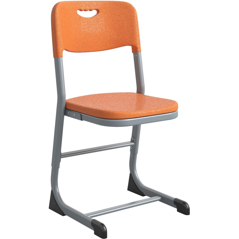 Изображение товара Стул ученический Комус Мебель оранжевый/серый рост 5-7