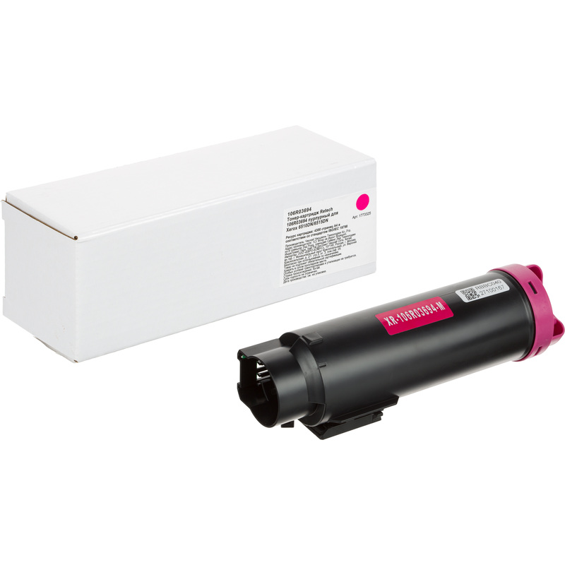 Изображение товара Лазерный картридж Retech 106R03694 для Xerox пурпурный совместимый