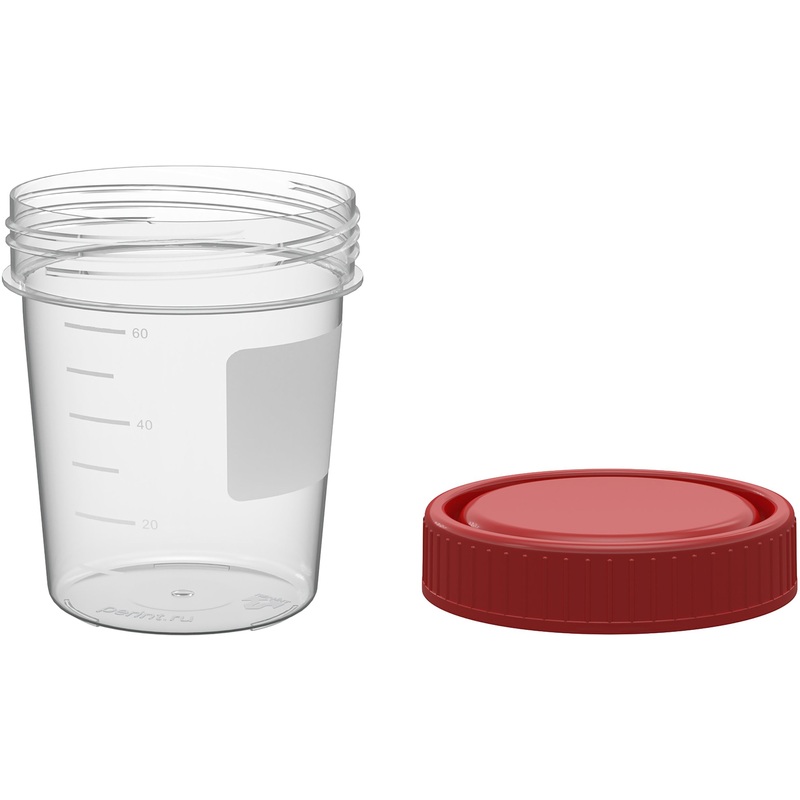 Изображение товара Стерильный контейнер для биоматериалов Перинт 60 мл - 400 штук