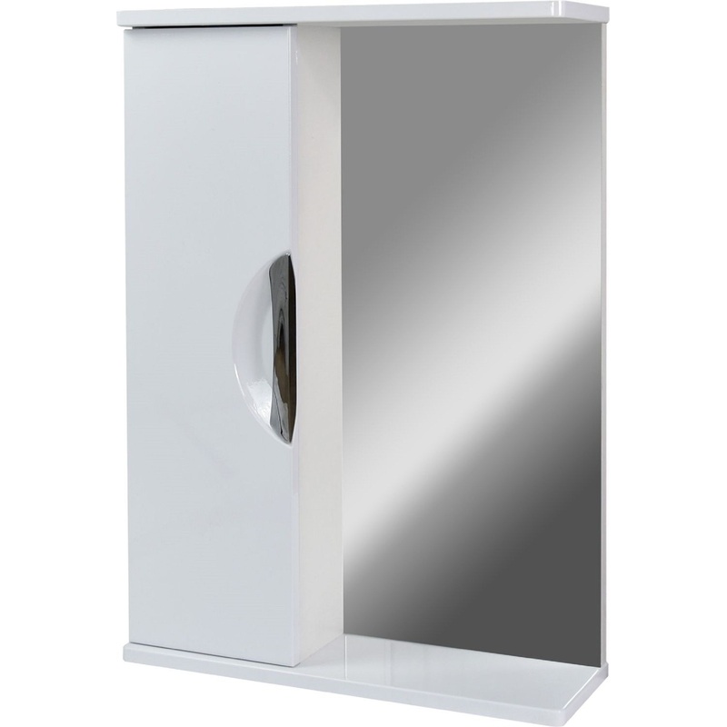 Изображение товара Зеркало для ванной комнаты Афина 50 500х700 мм с полками