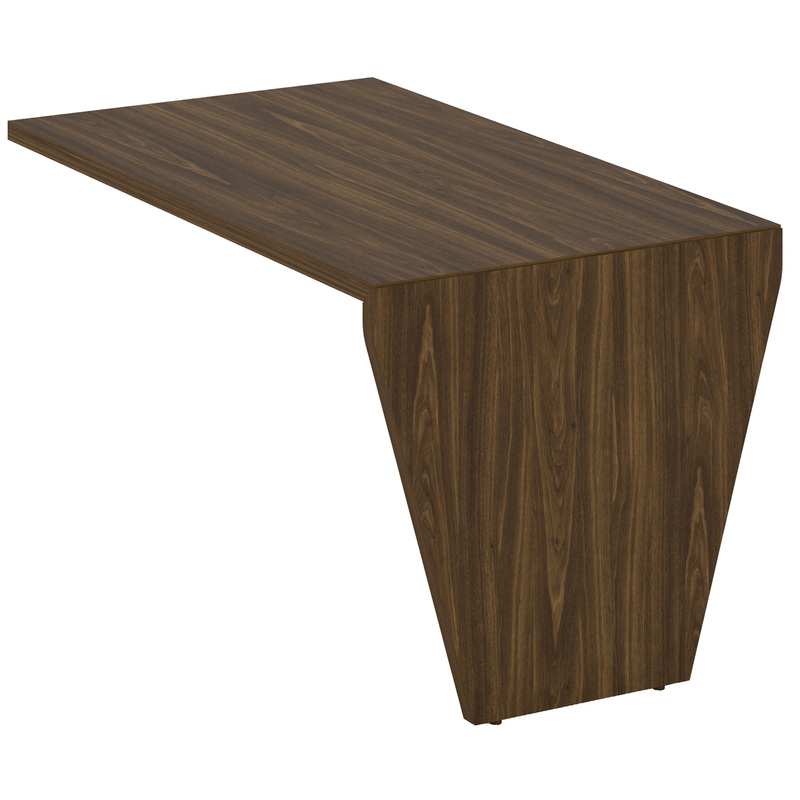 Изображение товара Приставка-брифинг Corner COR.BR-14 (орех лоренцо/графит, 1400х800х750 мм)