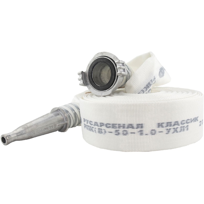 Изображение товара Пожарный рукав напорный Русарсенал 20м 50мм ГР-50 для пожарных кранов и мотопомп