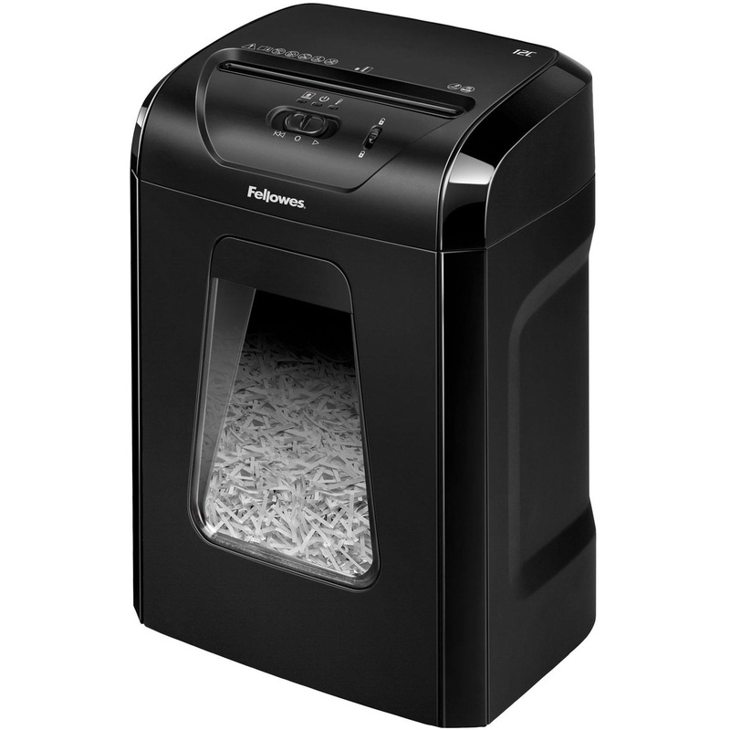 Изображение товара Уничтожитель документов Fellowes Powershred 12C 4 уровень секретности 18 л