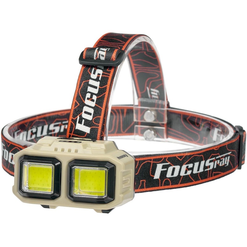 Изображение товара Фонарь налобный светодиодный FOCUSray 1330 аккумуляторный (890491)