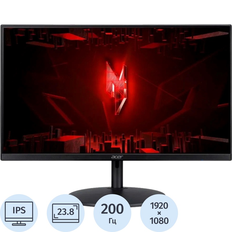 Изображение товара 23.8 Acer Nitro XF240YX1bmiiphx игровой монитор с HDR и FreeSync