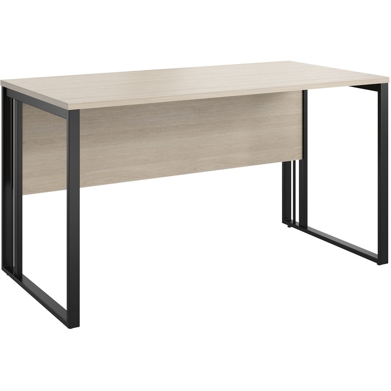 Изображение товара Стол письменный прямой 1180x670x752 мм дуб скандинавский графит