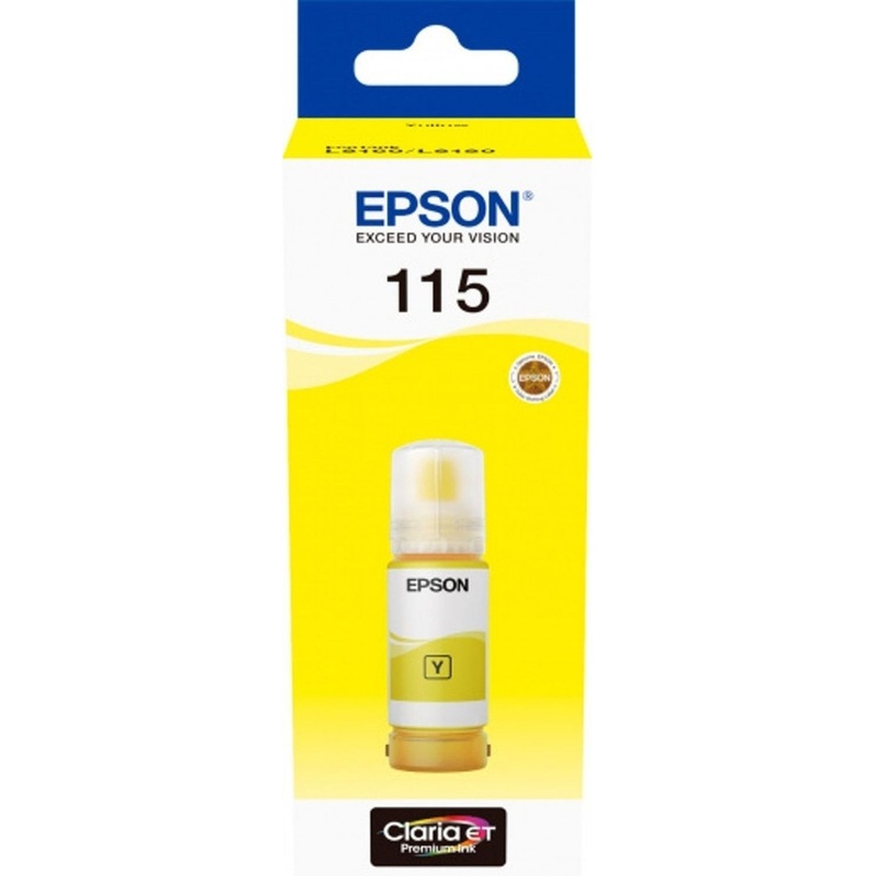 Изображение товара Оригинальные жёлтые чернила Epson 115 C13T07D44A для принтеров