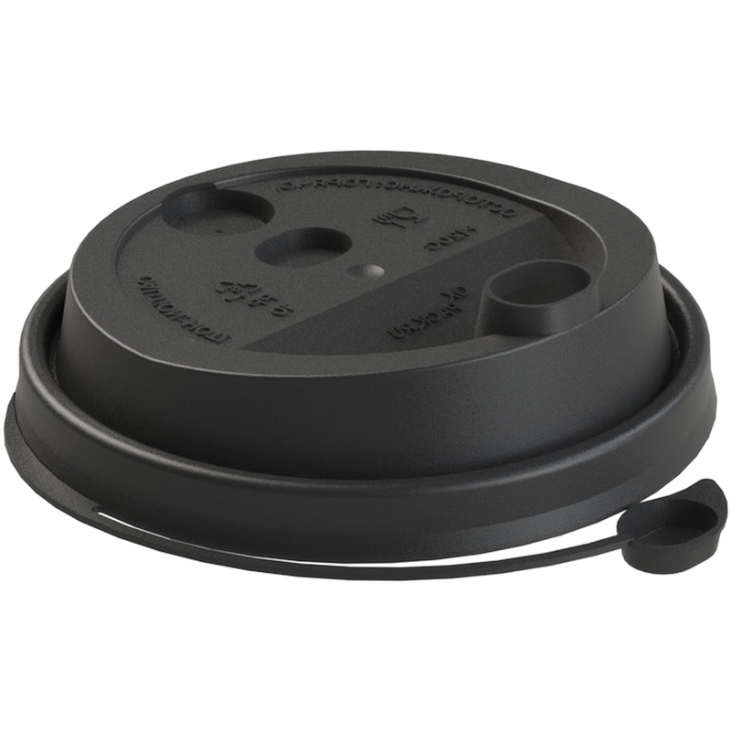 Изображение товара Крышка для стакана 80 мм черная OXPACK Hide УС-Кр 1000 штук в упаковке