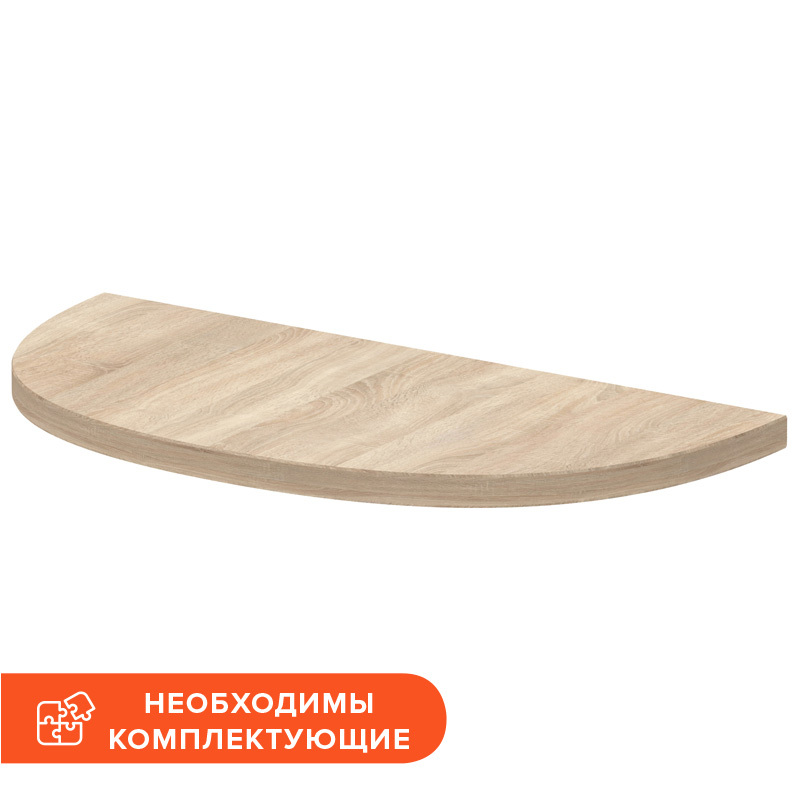 Изображение товара Приставка для стола Комус Мебель Easy One дуб сонома 600х300х22