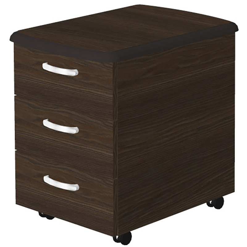 Изображение товара Мобильная тумба подкатная New.Tone Nt-31 из МДФ и ЛДСП орех ондо