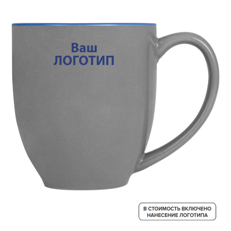Изображение товара Керамическая кружка Gracy 450 мл с индивидуальной печатью для брендинга
