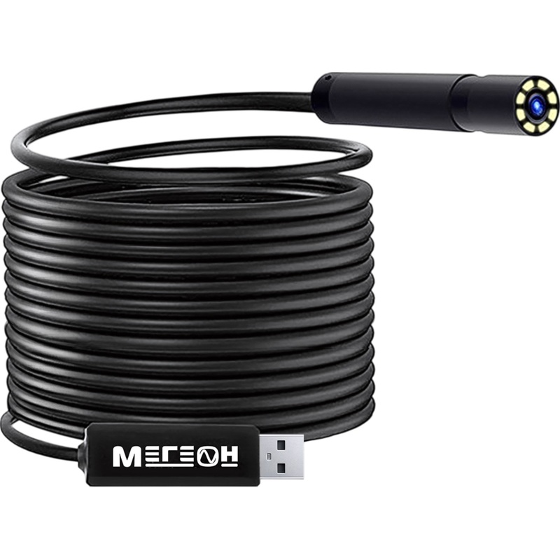 Изображение товара Мегеон 33020 видеоскоп эндоскоп 2 метра с USB