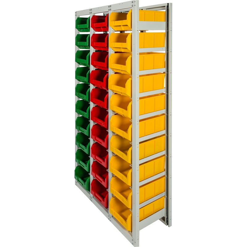 Изображение товара Металлический стеллаж с ящиками V-3 CP-3 795х350х1700 мм Россия