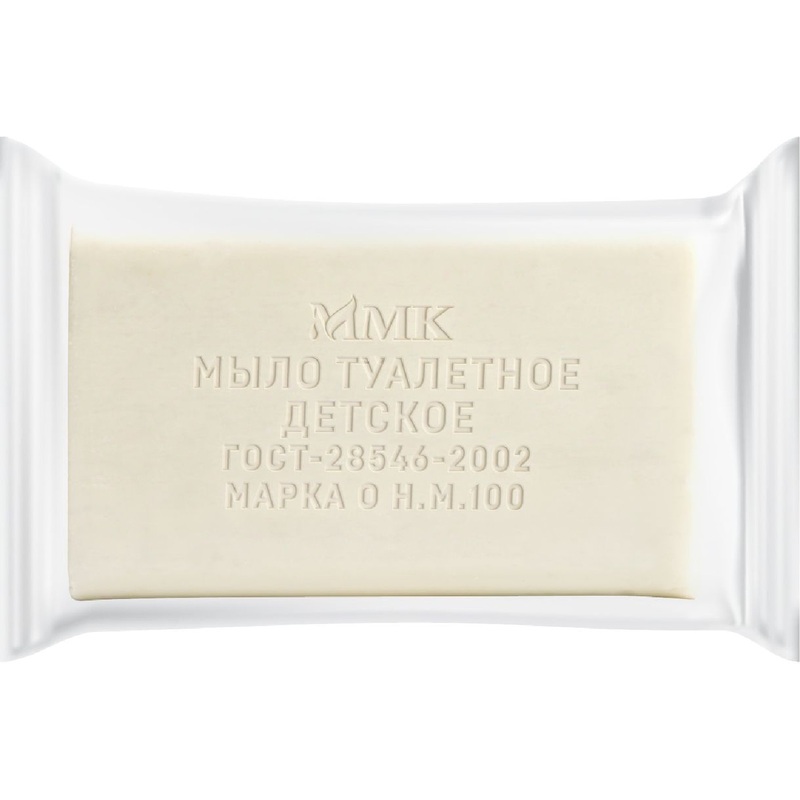 Изображение товара Мыло туалетное Ммк Детское 100 г (флоупак прозрачный)