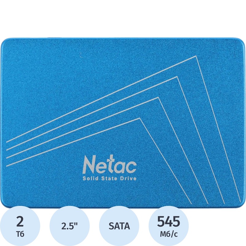 Изображение товара SSD накопитель Netac N600S 2 ТБ (NT01N600S-002T-S3X)